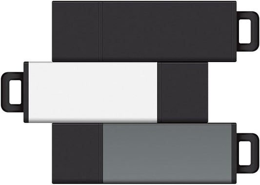 Centon DataStick Pro2 USB 2.0 Flash Drive 8GB x 3, Mix Color (S1-U2T09-8G-3)