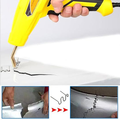 3000PCS Hot Staple Plastic Welder Staples Kit,6 Types Automotive Plastic Repair Welding Staples for All Cars Furniture Toy Maintenance, 0.6 0.8 mm Auto Bumper Repair Welding Rod