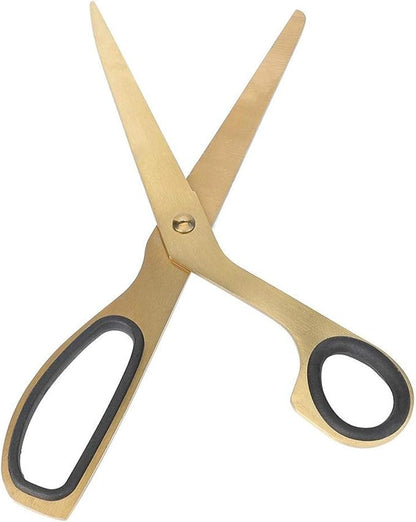 Lightweight Elegant Unique Simplified Golden Scissors, Gold and Black Golden Scissors, Crop Decoration for Office Home