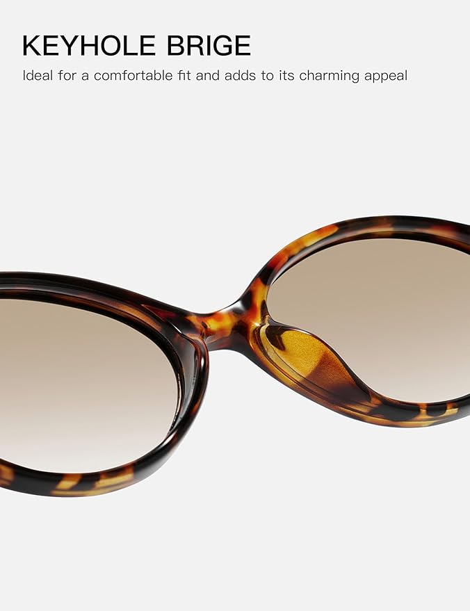 TIJN Olisa Blue Light Blocking Glasses for Women Men,Oval Glasses Frame Bluelight Glasses for Gaming/Computer/Screen