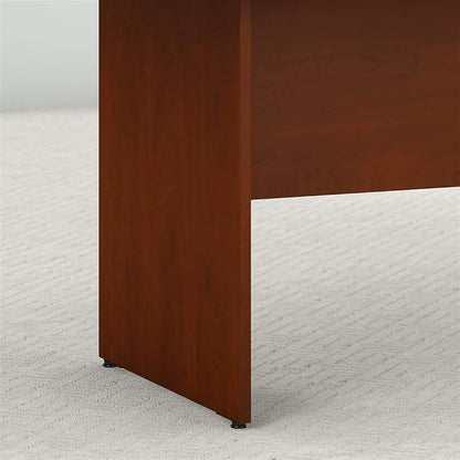 Bush Business Furniture Office Conference Table with Wood Base, Boardroom Meeting Space for 6 Users, 72W x 36D, Hansen Cherry