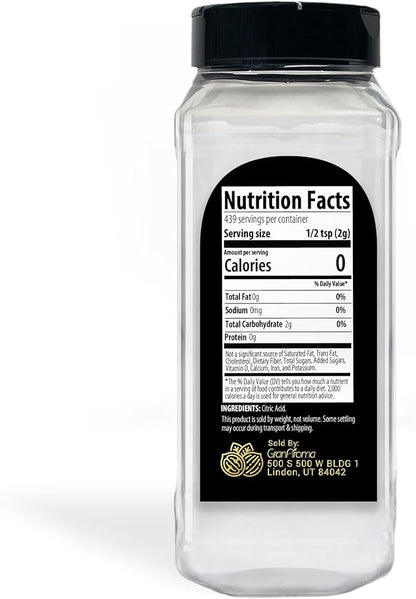 GranAroma Citric Acid, Soft Drinks and Candy (31.04 Ounce)