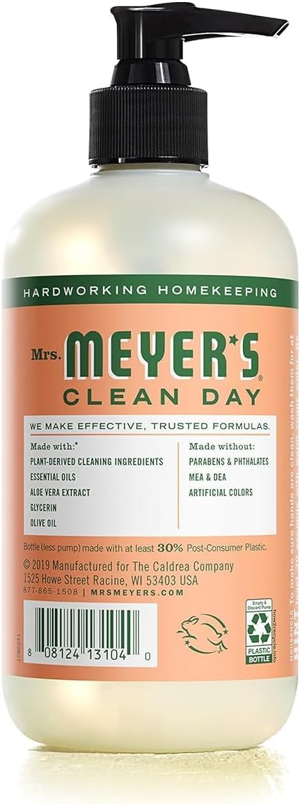 Mrs. Meyer's Liquid Hand Soap Geranium 12.5 Fl Oz.
