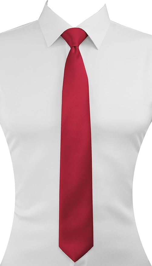 trilece Ties for Men - Men's Solid Color Ties - Formal Neckties for Men - Neck Tie for Man
