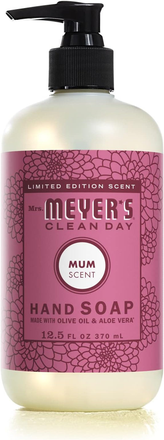 Mrs. Meyer's Liquid Hand Soap, Mum Scent, 12.5 Fl oz (Pack of 1)