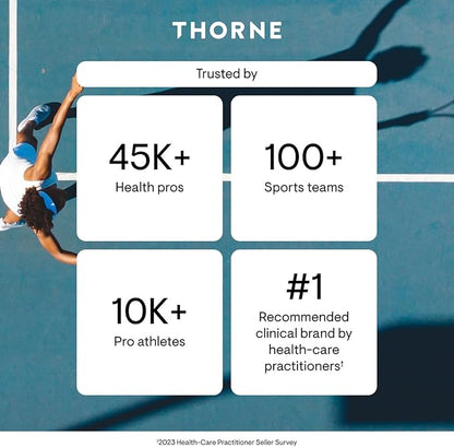 THORNE - Whey Protein Isolate - 21 Grams of Easy-to-Digest Whey Protein Powder - NSF Certified for Sport - Vanilla - 29.5 Ounces - 30 Servings