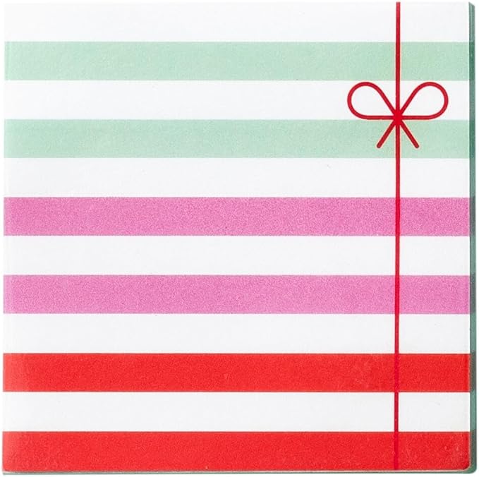 Post-it Jingle Sticky Notes & Label Sheets, Christmas Hostess Present, Assorted Sizes, 2 Holiday Themed Cute Sticky Note Pads and 3 Gift Label Sheets
