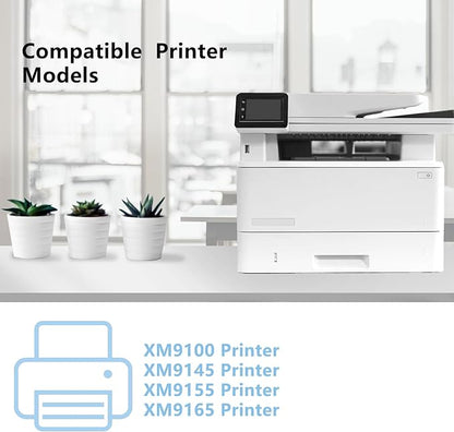 Compatible for Lexmark XM9100 XM9145 XM9155 XM9165 24B6326 Printer Black Toner Cartridge (1-Pack)