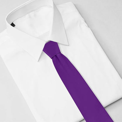 Black Ties For Men Solid Pure Color Formal Neckties 3.15" (8CM) Men's Tie for Business and Wedding with Gift Box