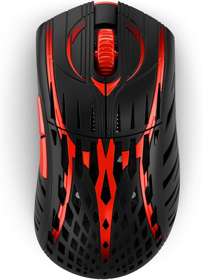 PWNAGE Stormbreaker v3 Wireless Magnesium Gaming Mouse 8kHz - 50grams Ultralight Esports Pro Gamer Flawless Professional PAW3950 Xero Optical Sensor 36,000 DPI - 100% PTFE Skates Ergo -Bloodline