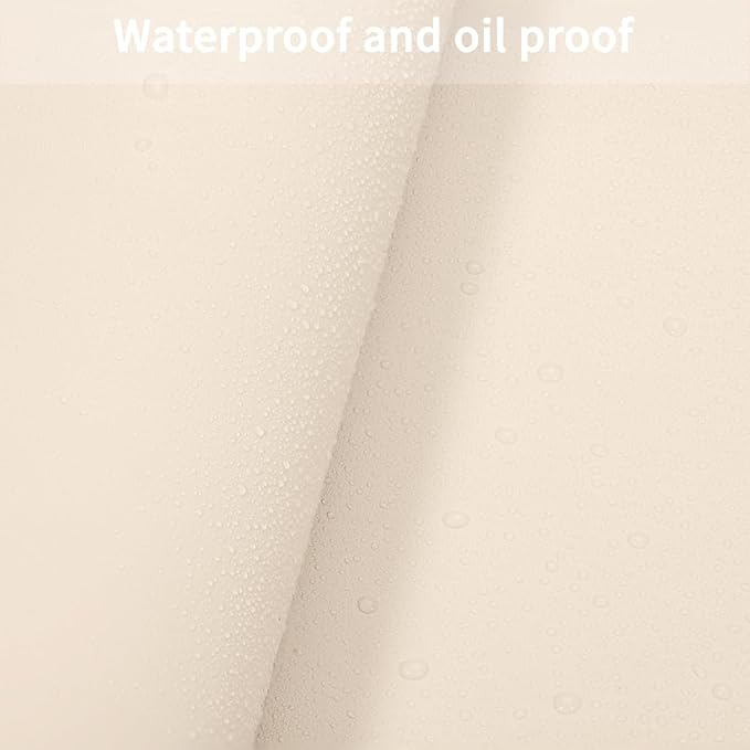 Large Desk Mat - 24x36 Inch Waterproof Anti Overflow Can Cover Up Defects Protect The Surface of Furniture from Scratches Can Be Used for Office Coffee Table Dorm(Off White+Light Gray 24x36)