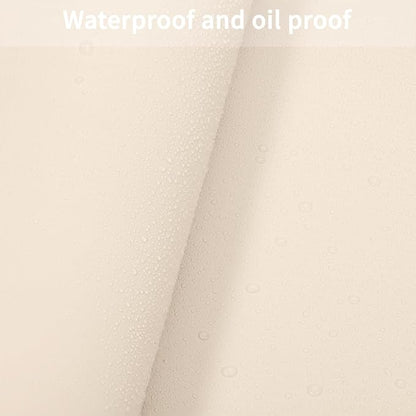 Large Desk Mat - 24x36 Inch Waterproof Anti Overflow Can Cover Up Defects Protect The Surface of Furniture from Scratches Can Be Used for Office Coffee Table Dorm(Off White+Light Gray 24x36)