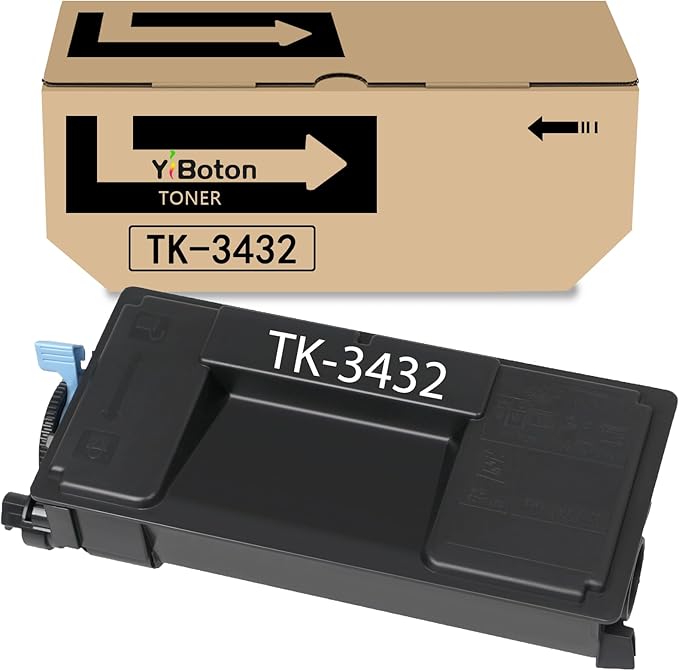 High Yield TK-3432 TK3432 Black Toner Cartridge Replacement for Kyocera TK-3432 TK3432 1T0C0W0US0 Toner Compatible for Kyocera PA5500x and MA5500ifx Printer