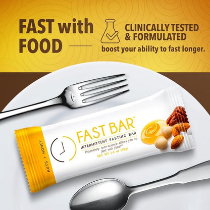 Prolon Fasting Bars | 5g Protein, 7g Fiber | Keto-Friendly, Gluten-Free, Dairy-Free, Plant-Based | Nutrition for Intermittent Fasting | Variety Pack | Nuts & Honey, Chocolate Chip, Coconut Macadamia (24 Count)