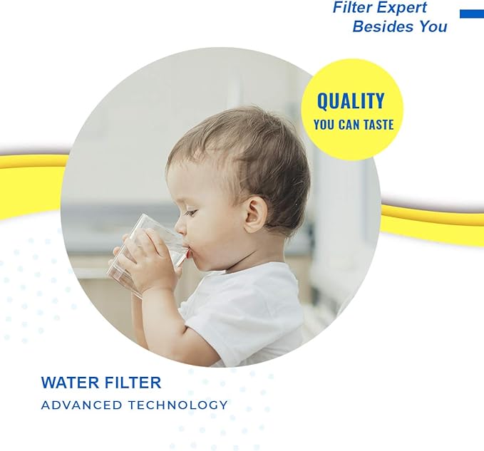 EXCELPURE 4396508 Refrigerator Water Filter Replacement for Whirlpool EDR5RXD1, 4396510, KitchenAid 4392857, EveryDrop FILTER 5, Kenmore 9010, NL240 LC400V WF285 R-9010 WF-NL300 WSW-1, RWF0500A, 3PACK