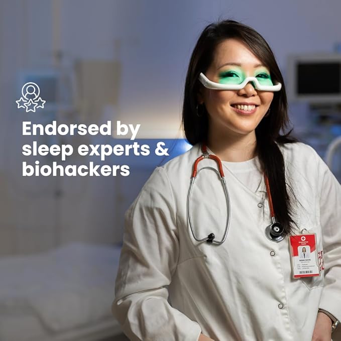 retimer 3 - Smart Light Therapy Glasses for Sleep & Circadian Issues - Insomnia, Winter Blues, Jet lag & Shift Work. Naturally Regulate Melatonin. AI App Integrated with Apple & Android Health