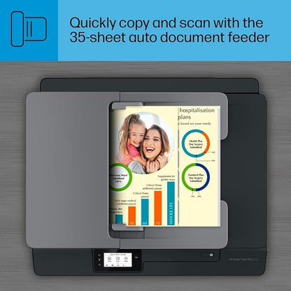 HP Smart Tank Plus 570 Wireless All-in-One Ink Tank Printer with up to 2 Years of Ink Included (5HX14A)