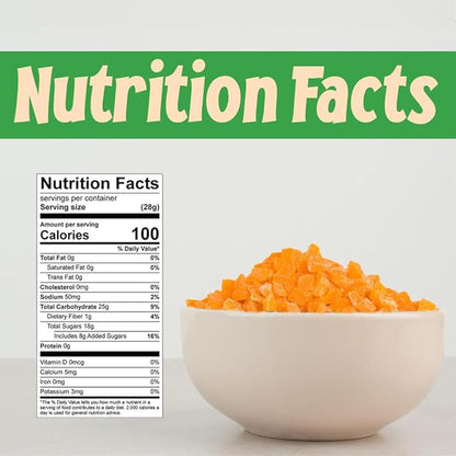 Sincerely Nuts Diced Mangos (2 LBS)-Nutritious and Satisfying Tropical Fruit-Healthy Alternative for Sweet Tooth- Gluten-Free Food, Vegan, and Kosher Snack-The Perfect Snack for the Whole Family