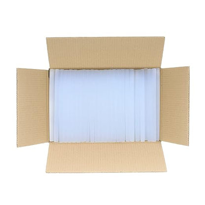ASA 5/8" x 10" Long. Clear Hot Melt Glue Sticks. All Purpose. High Temp, Good for Toy, Ornament, Plastic, Wood, Fabric, Ceramic, Craft, Carton, and Fabric, 25 lbs (Approx. 283 Sticks)