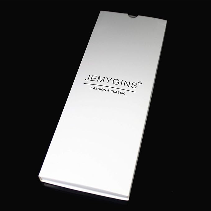 JEMYGINS Solid Color Tie Mens Necktie for Business and Wedding