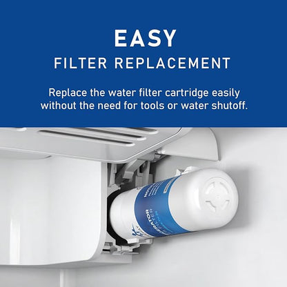 W10295370A Water Filter Replacement, Compatible with Whirlpool EDR1RXD1, EDR1RXD1B, EveryDrop Filter 1, W10295370, Whirlpool WHR1RXD1, KitchenAid KAD1RXD1, P8RFWB2L, P8WB2L, 3 Pack