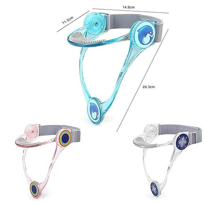 Neck Brace, Neck Collar wtih 360° Adjustable Soft Chin Support, Cervical Collar for Forward Head Posture Correction and Cervical Spine Support, Neck Brace for Neck Pain and Support (Blue)