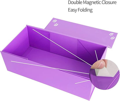 Purple Gift Box 10" x 6" x 3" with Magnetic Closure Lid Gifts Boxe for Presents,Bridesmaid Gift Boxes,Cute Box,Birthday Gift Boxs,Luxury for Gifts Packaging, Magnetic Gift Box for Wrapping Gifts (Purple)