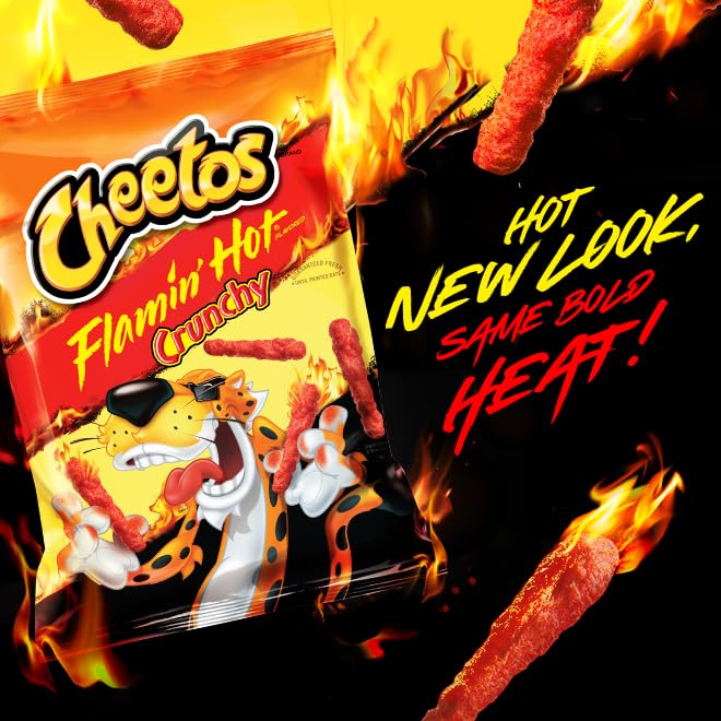 Frito-Lay Flamin' Hot Mix, Variety Pack (Pack of 40), Packaging May Vary