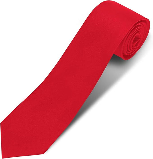 Men's Ties Solid Pure Color 3.15" (8CM) Necktie Plain Formal Business Wedding Black Ties For Men