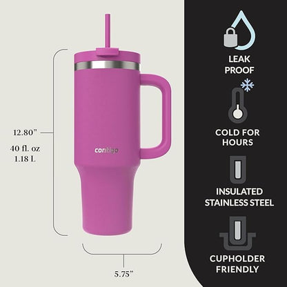 Contigo Streeterville 40oz Tumbler Stainless Steel Vacuum Insulated Leak-Proof Cold for 29 Hours Galactic
