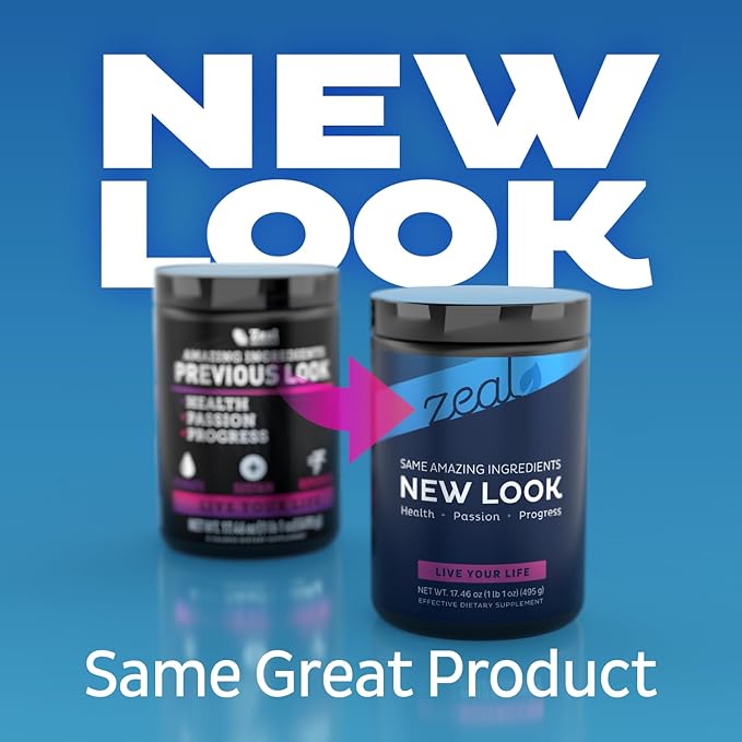 Zeal Electrolyte Powder - 90 Servings | Keto Electrolytes Powder | Zero Sugar, BCAAs, B-Vitamins | Potassium, Zinc, Magnesium | Hydration Powder Recovery Drink | Passion Fruit Orange Guava