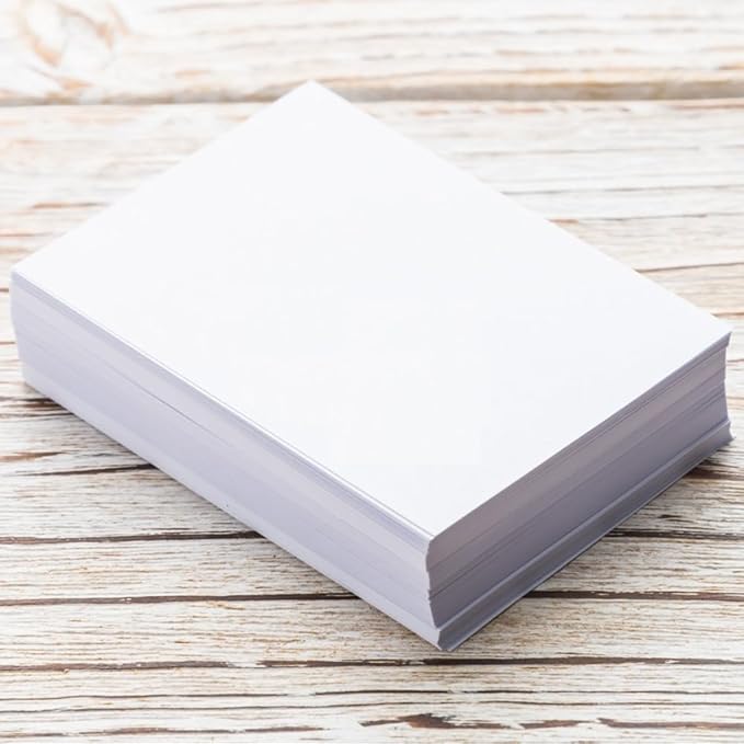 (2-Pack) 8.5" x 14" Blank Print Paper - 100Sheets/200Pages Blank Loose-Leaf Paper, Legal Size Printing in Office/Home/School, 100gsm Blank Paper
