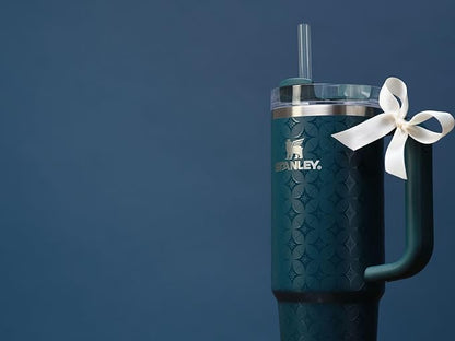 STANLEY Quencher H2.0 Tumbler with Handle and Straw 40 oz | Flowstate 3-Position Lid | Cup Holder Compatible for Travel | Insulated Stainless Steel Cup | BPA-Free | Ponderosa Star