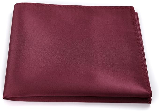 Mens Solid Satin Mens Tie With Hanky,Handmade Neckties For Men