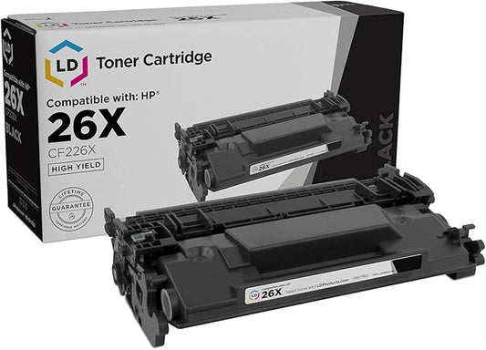 LD Products Compatible Replacement for HP 26X Toner Cartridge CF226X 26A CF226A for Laserjet Pro M402d M402dn M402dne M402dw M402n (High Yield Black) See List of Compatible Laserjet Pro Printers
