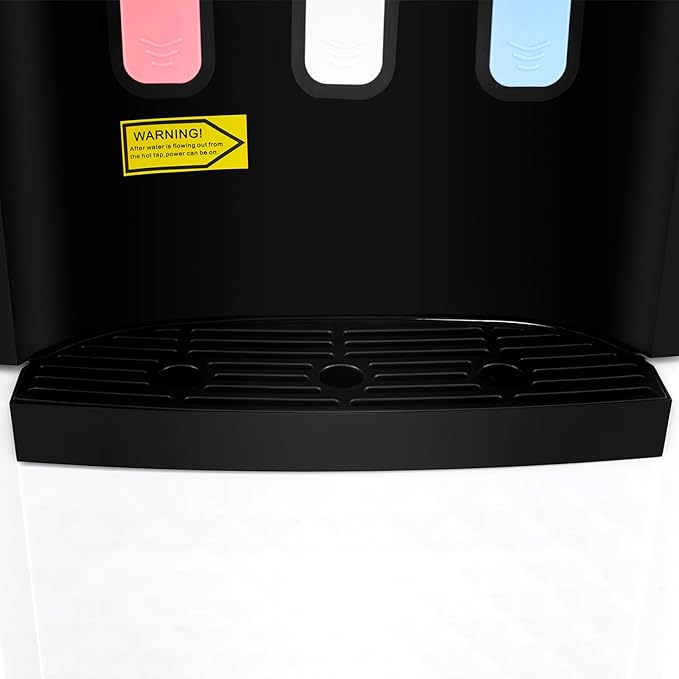 Bottom Loading Water Dispenser, 3 Temperature Settings-Hot, Cold & Room Water Cooler Dispenser, Durable Stainless Steel Construction Loading Design Water Dispenser for Office, Home, Living Room