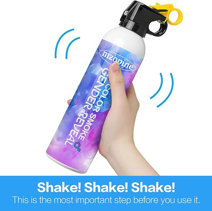 Gender Reveal Fire Extinguisher, Gender Reveal Color Smoke Powder Spray,4 Pcs Blue Blaster Only for Baby Boy with Blue Smoke Suitable for Gender Reveal Party, 100% Biodegradable Party Supplies