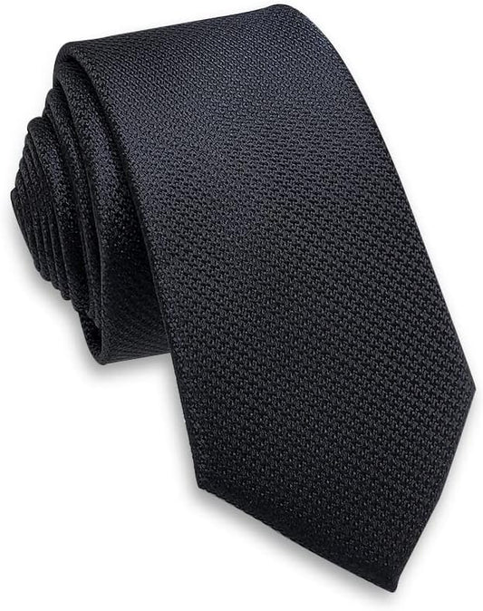 Mens Solid Neckties,2.36'' Wide Slim Tie For Men With Gift Box