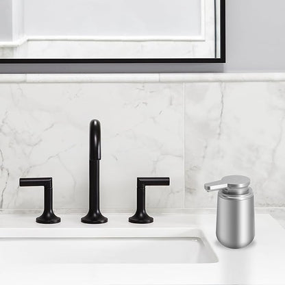 12 oz. Automatic Soap Dispenser Stainless Steel with Sensor Infrared Soap Dispenser Electric IPX5 Waterproof USB-C Charging Motion Sensor for Kitchen & Bathroom (Silver Arc)