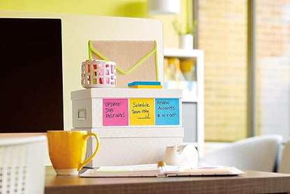 Post-it Super Sticky Notes, 3 in x in, Rio de Janeiro Collection, 14 Pads, 90 Sheets/Pad