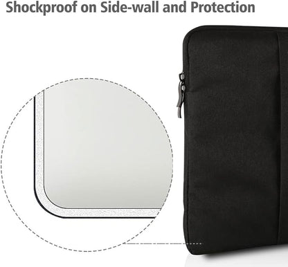 UPERFECT 18.5-inch Portable Monitor Case Polyester Laptop Sleeve Protective Case Vertical Style with Pocket Zipper for 18.5-inch Monitor Laptop Pad Tablet