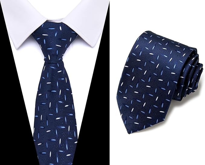 Tie For Men Necktie Woven Jacquard Neck Ties Set 6 PCS