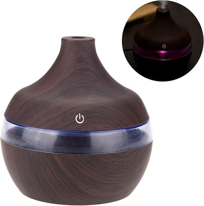 300ml Wood Humidifier, USB Electric Air Diffuser, Wood Humidifier, Essential Oil, Aromatherapy, Cool Mist, Humidifier Bedroom, Living Room,