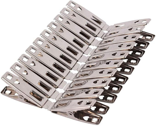 Towel Clips 40 Pack Metal Clothes Pins,Stainless Steel Clothespin Clips for Drying Socks,Hanging Clips,Heavy Duty Clothes Pin,Metal Clips for Craft