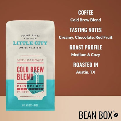 Bean Box Austin Coffee Sampler, 2-Pack - Roasted by Little City Roasters, Gourmet Arabica Coffee, Variety Pack - Whole Bean