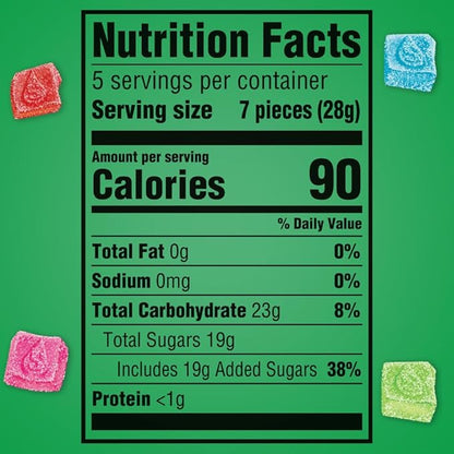 STARBURST Gummies Sours Gummy Candy, 5 oz Bag (Pack of 12)