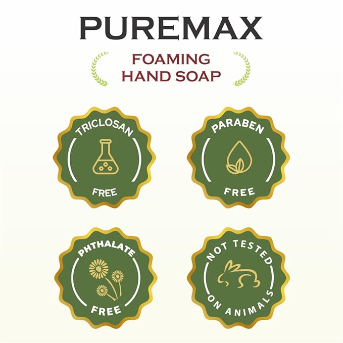 Foaming Hand Soap Refills | Lemon Basil | All-Natural | Gentle, Moisturizing | Made in USA | 128 Fl Oz (1 Gallon)