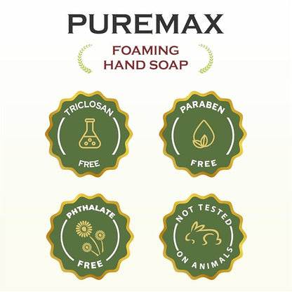 Foaming Hand Soap Refills | Lemon Basil | All-Natural | Gentle, Moisturizing | Made in USA | 128 Fl Oz (1 Gallon)