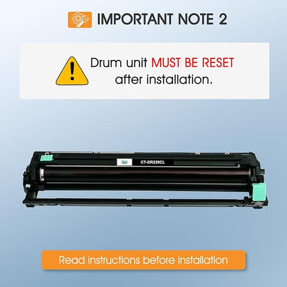 DR229 DR229CL Drum Unit 4-Pack Compatible Replacement for Brother DR229 DR-229CL for MFC-L3780cdw MFC-L3720cdw HL-L3220cdw HL-L3280cdw HL-L3295cdw DCP-L3560cdw Printer