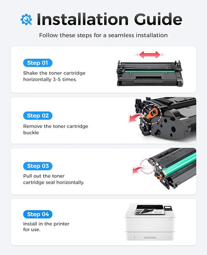 148A Black Toner Cartridge 2-Pack with chip High Yield Replacement for HP 148A W1480A 148X W1480X Compatible with HP LaserJet Pro MFP 4101dw 4101fdn 4101fdw 4001dn 4001dw 4001n Printer Ink 4001 4101 e